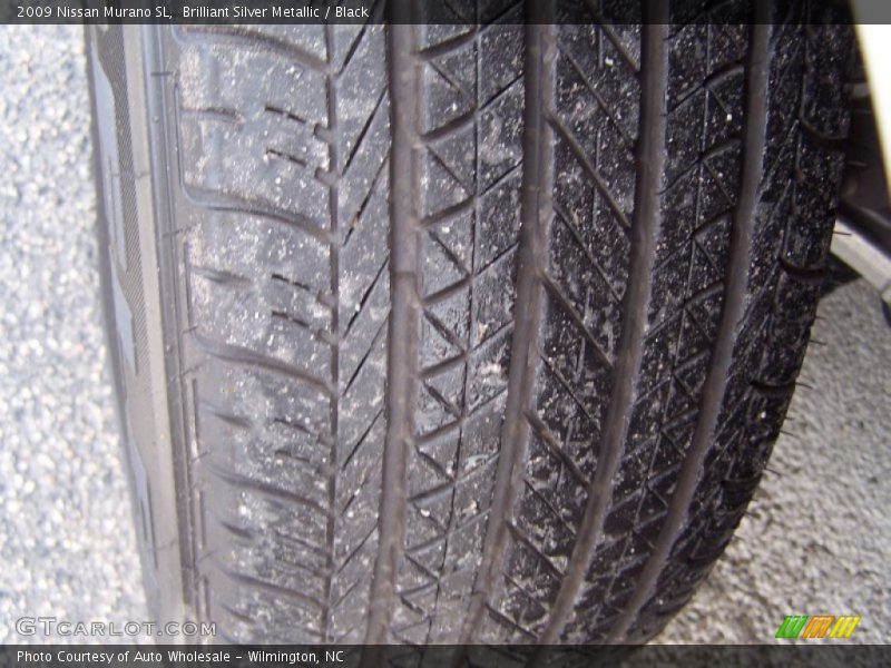 Brilliant Silver Metallic / Black 2009 Nissan Murano SL