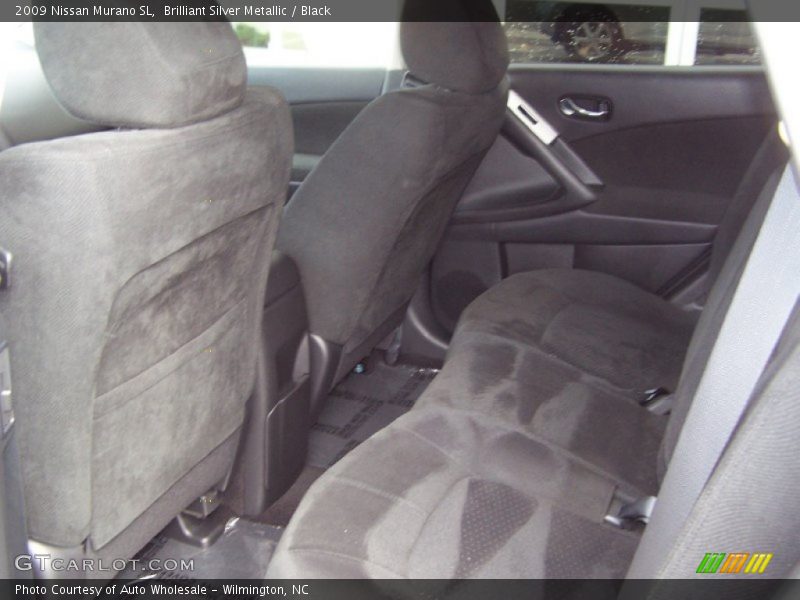 Brilliant Silver Metallic / Black 2009 Nissan Murano SL
