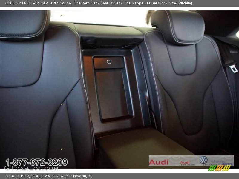 Phantom Black Pearl / Black Fine Nappa Leather/Rock Gray Stitching 2013 Audi RS 5 4.2 FSI quattro Coupe