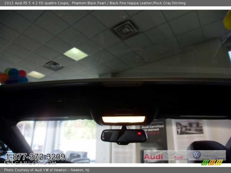 Phantom Black Pearl / Black Fine Nappa Leather/Rock Gray Stitching 2013 Audi RS 5 4.2 FSI quattro Coupe