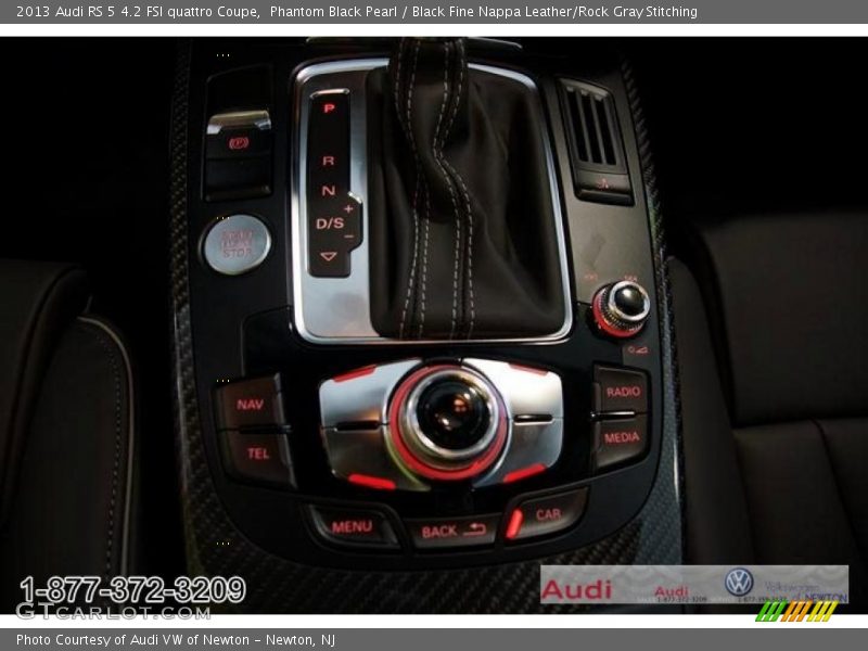 Phantom Black Pearl / Black Fine Nappa Leather/Rock Gray Stitching 2013 Audi RS 5 4.2 FSI quattro Coupe