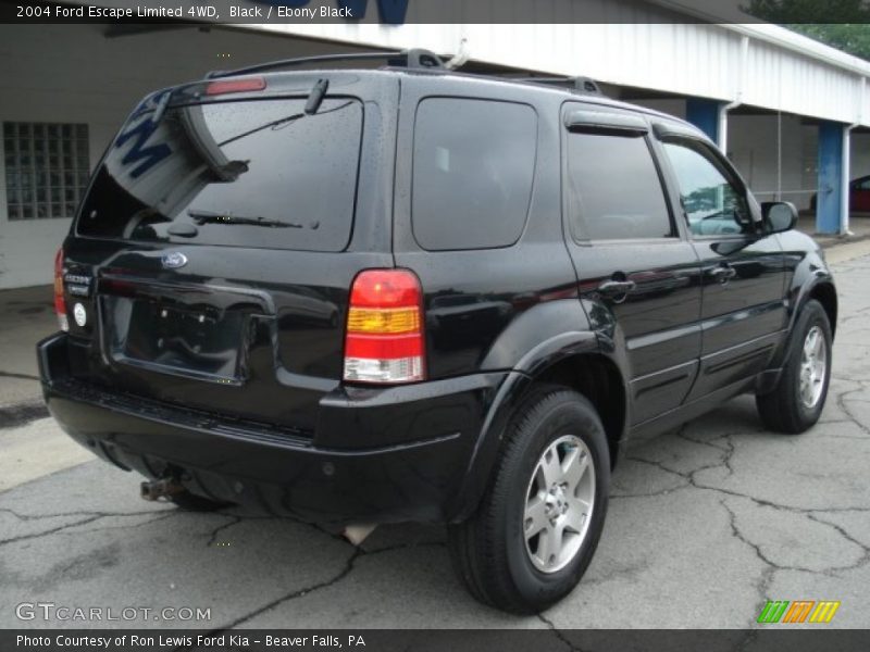 Black / Ebony Black 2004 Ford Escape Limited 4WD