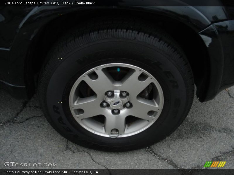 Black / Ebony Black 2004 Ford Escape Limited 4WD