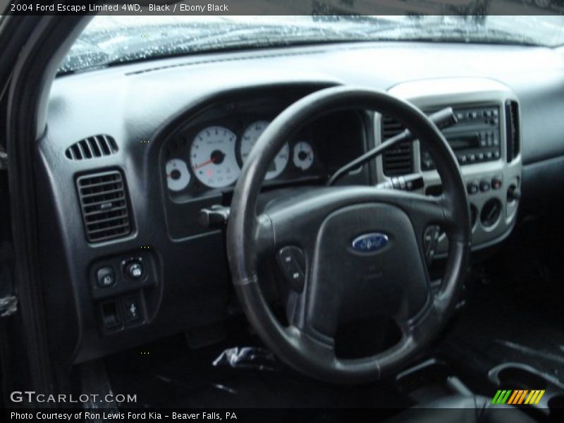 Black / Ebony Black 2004 Ford Escape Limited 4WD
