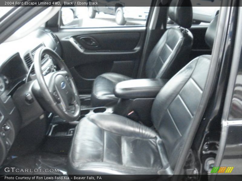Black / Ebony Black 2004 Ford Escape Limited 4WD