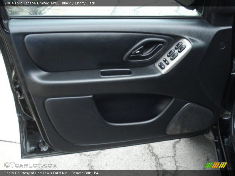 Black / Ebony Black 2004 Ford Escape Limited 4WD