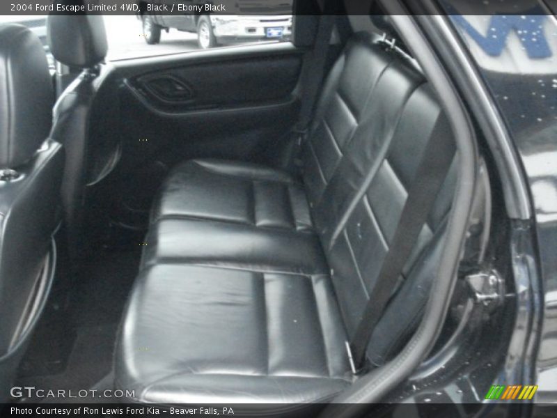 Black / Ebony Black 2004 Ford Escape Limited 4WD