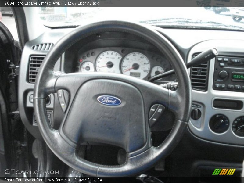 Black / Ebony Black 2004 Ford Escape Limited 4WD
