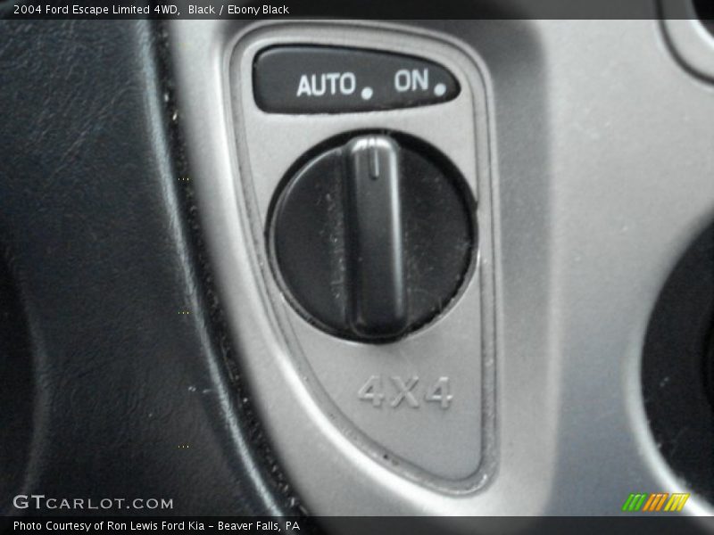 Black / Ebony Black 2004 Ford Escape Limited 4WD