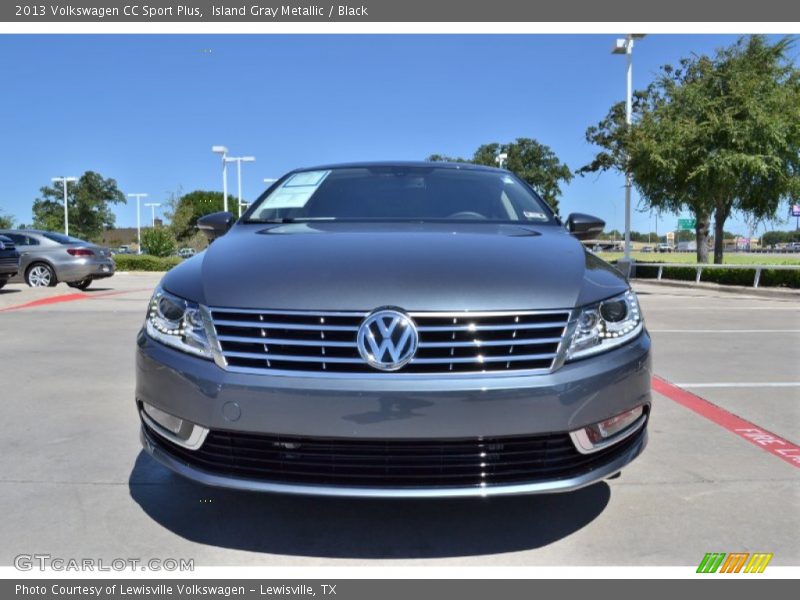 Island Gray Metallic / Black 2013 Volkswagen CC Sport Plus