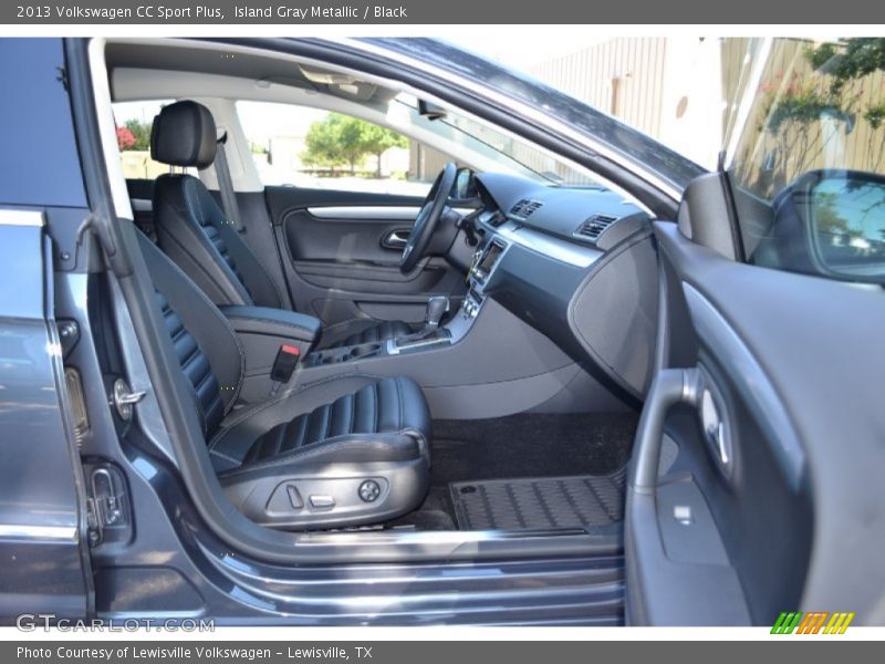Island Gray Metallic / Black 2013 Volkswagen CC Sport Plus