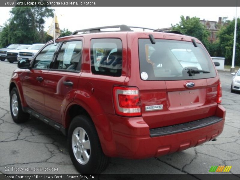 Sangria Red Metallic / Stone 2009 Ford Escape XLS