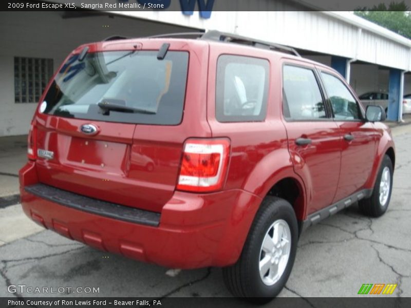 Sangria Red Metallic / Stone 2009 Ford Escape XLS