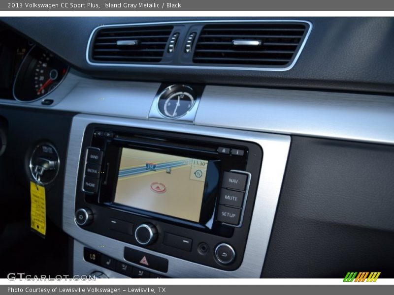 Island Gray Metallic / Black 2013 Volkswagen CC Sport Plus
