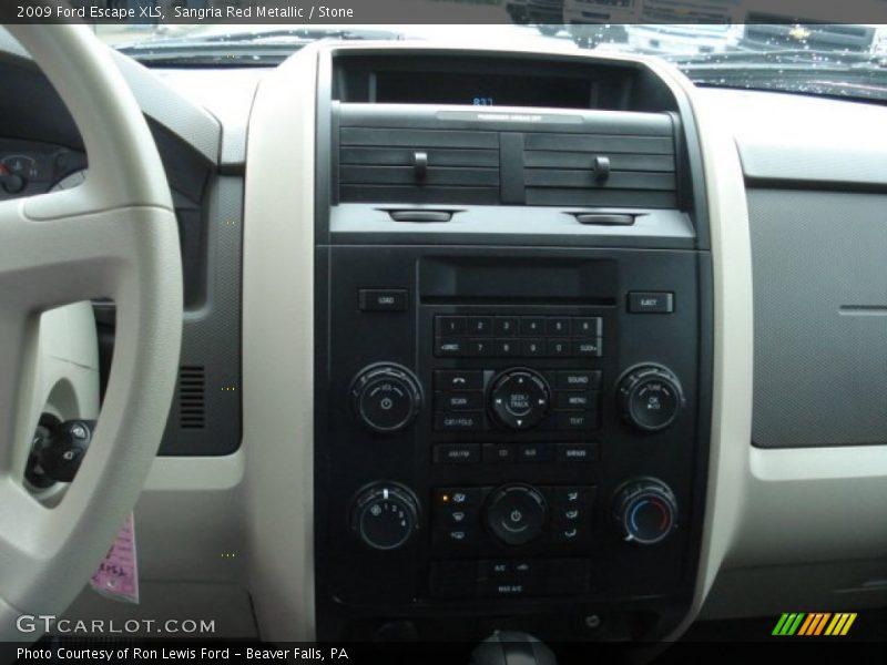 Sangria Red Metallic / Stone 2009 Ford Escape XLS