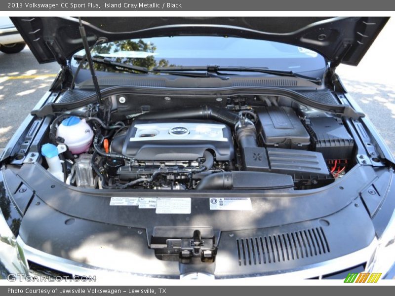 Island Gray Metallic / Black 2013 Volkswagen CC Sport Plus