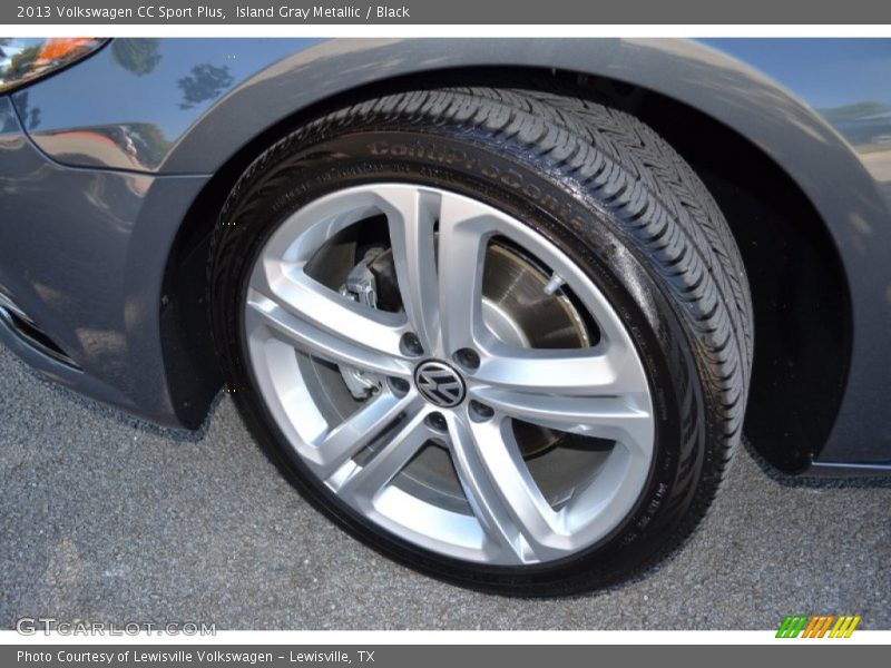 Island Gray Metallic / Black 2013 Volkswagen CC Sport Plus