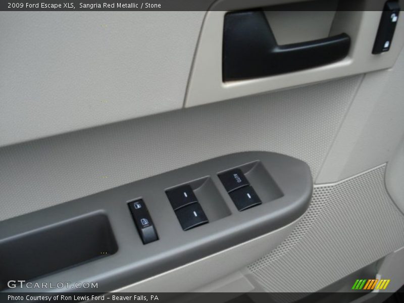 Sangria Red Metallic / Stone 2009 Ford Escape XLS