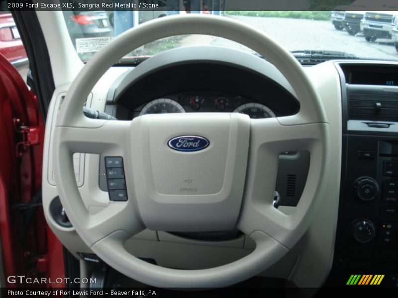 Sangria Red Metallic / Stone 2009 Ford Escape XLS