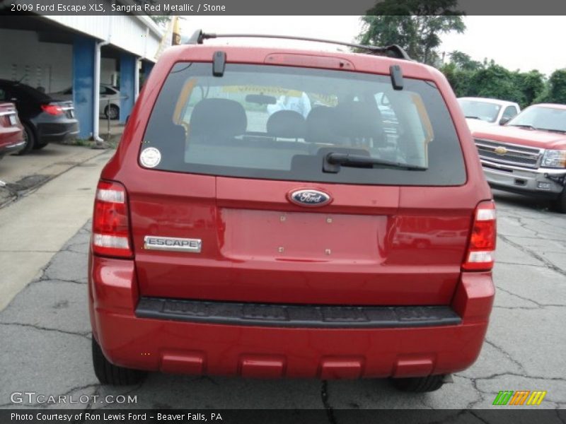 Sangria Red Metallic / Stone 2009 Ford Escape XLS