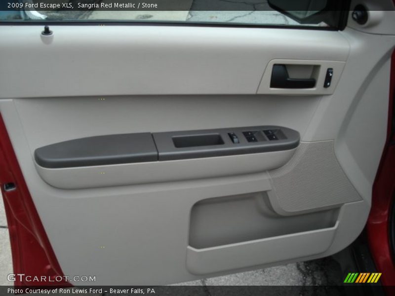 Sangria Red Metallic / Stone 2009 Ford Escape XLS