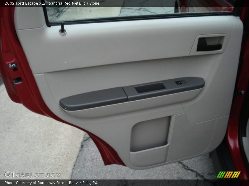 Sangria Red Metallic / Stone 2009 Ford Escape XLS