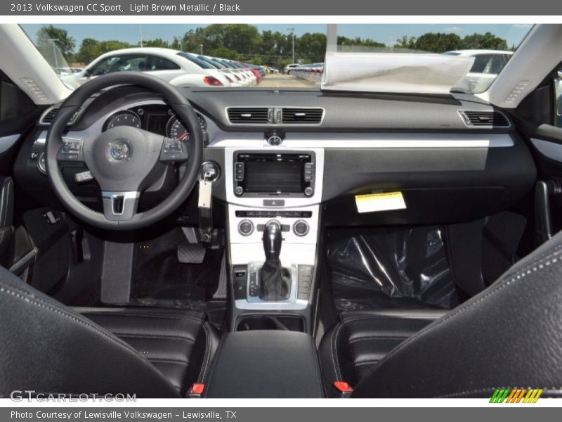 Light Brown Metallic / Black 2013 Volkswagen CC Sport