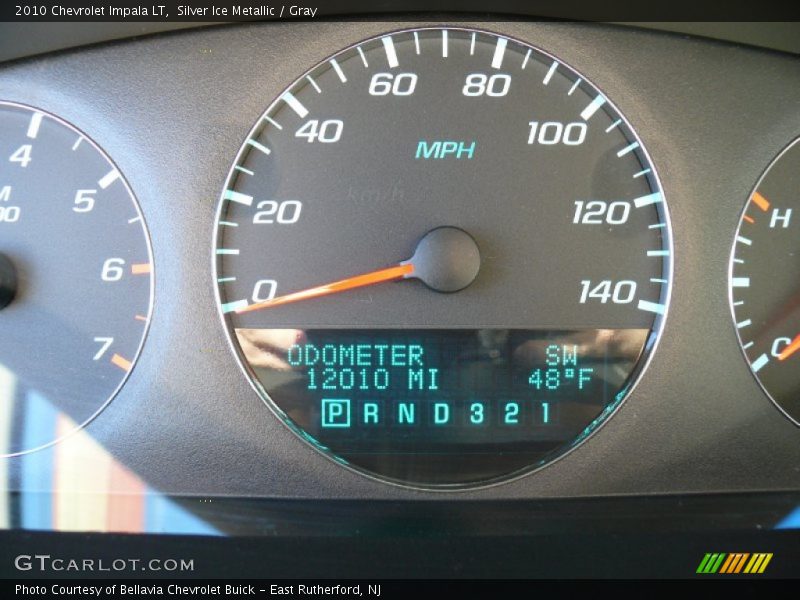 Silver Ice Metallic / Gray 2010 Chevrolet Impala LT