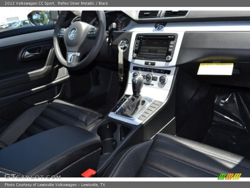 Reflex Silver Metallic / Black 2013 Volkswagen CC Sport
