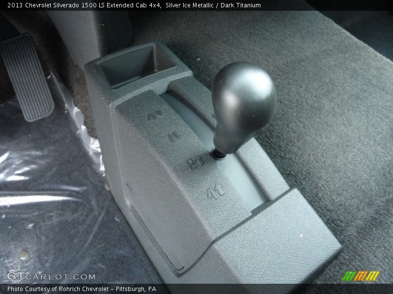 Silver Ice Metallic / Dark Titanium 2013 Chevrolet Silverado 1500 LS Extended Cab 4x4