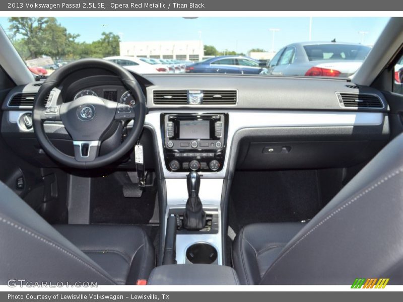 Opera Red Metallic / Titan Black 2013 Volkswagen Passat 2.5L SE