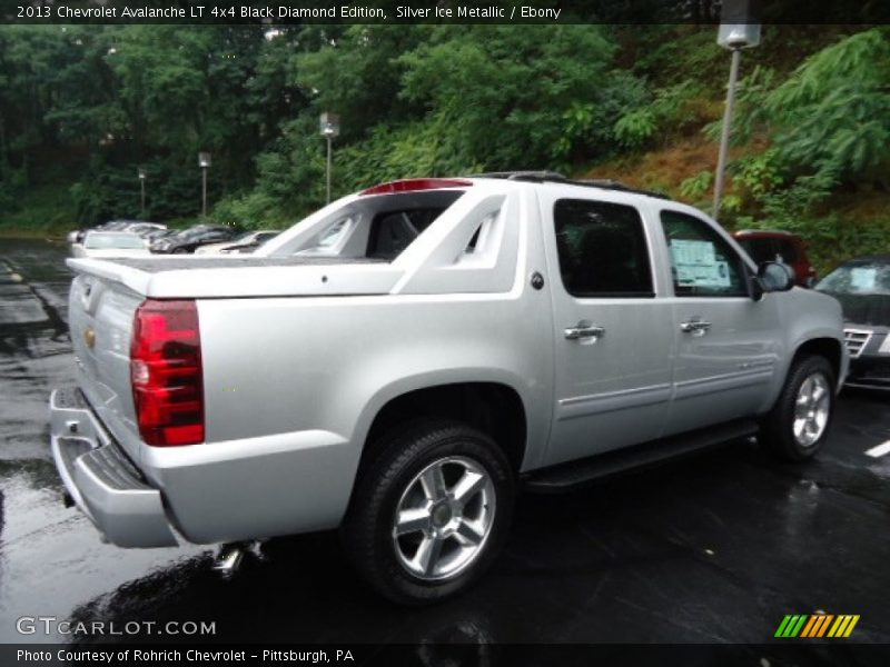  2013 Avalanche LT 4x4 Black Diamond Edition Silver Ice Metallic