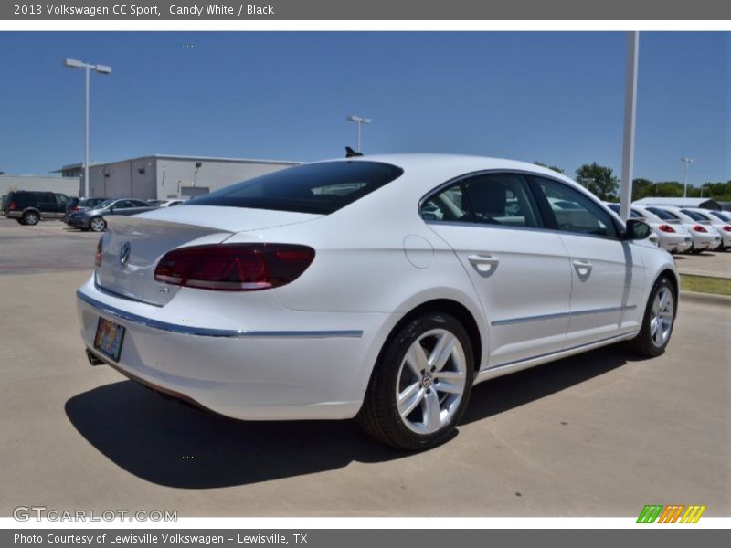 Candy White / Black 2013 Volkswagen CC Sport