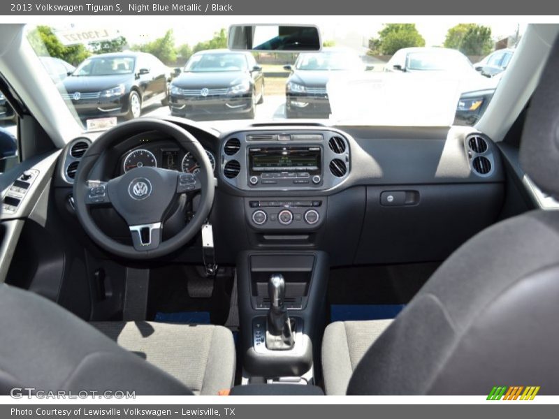 Night Blue Metallic / Black 2013 Volkswagen Tiguan S