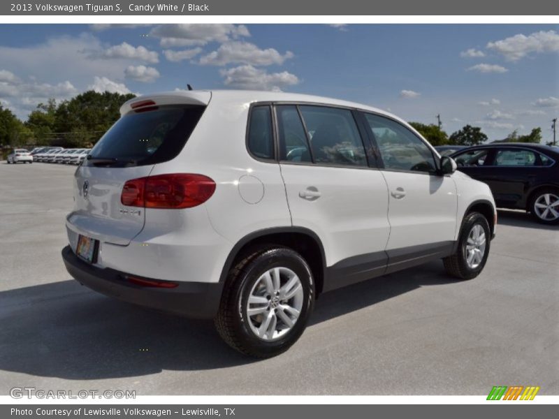 Candy White / Black 2013 Volkswagen Tiguan S