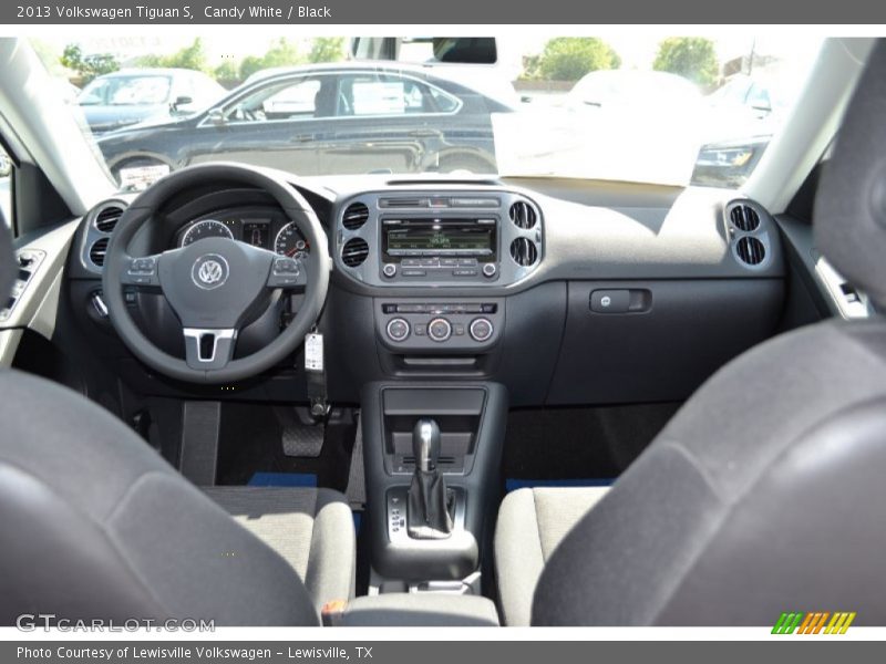 Candy White / Black 2013 Volkswagen Tiguan S