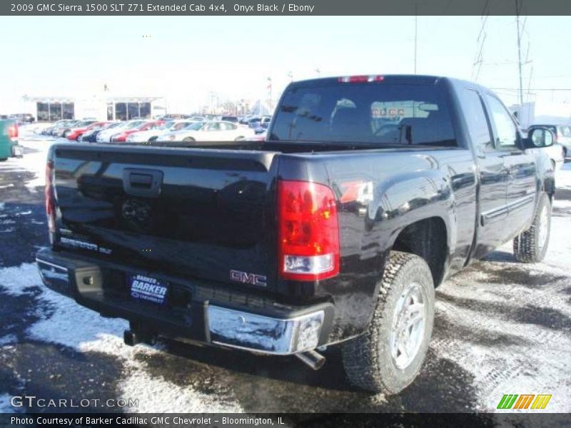 Onyx Black / Ebony 2009 GMC Sierra 1500 SLT Z71 Extended Cab 4x4
