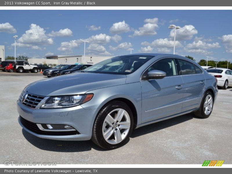 Iron Gray Metallic / Black 2013 Volkswagen CC Sport