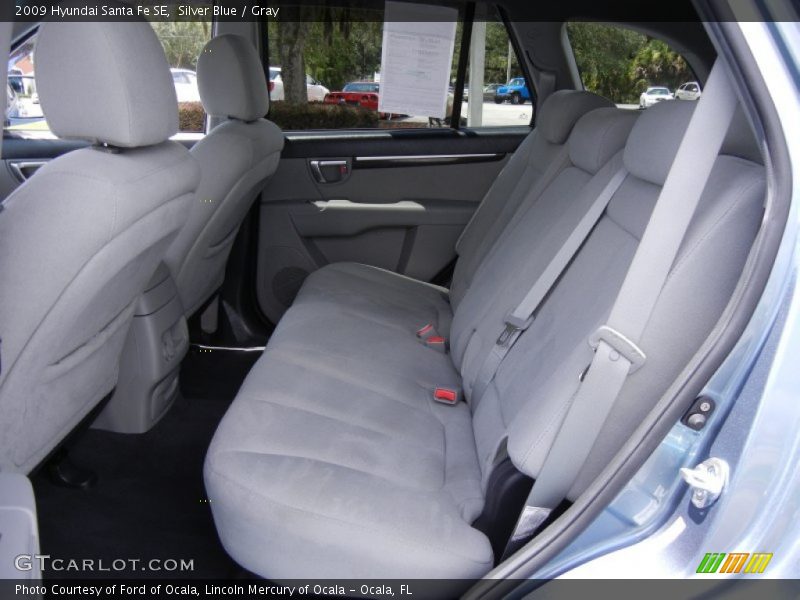 Silver Blue / Gray 2009 Hyundai Santa Fe SE