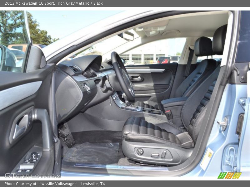 Iron Gray Metallic / Black 2013 Volkswagen CC Sport
