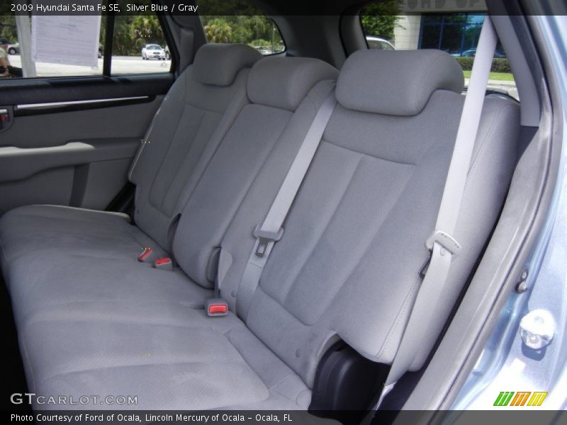 Silver Blue / Gray 2009 Hyundai Santa Fe SE