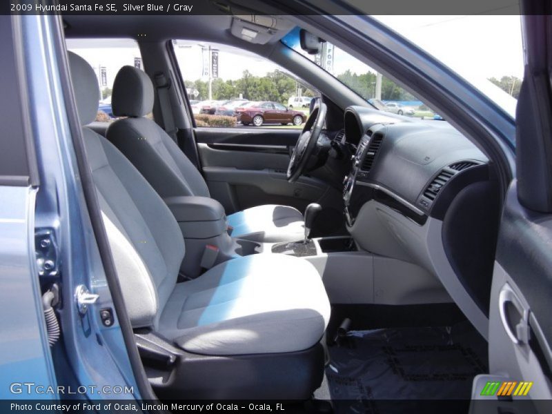 Silver Blue / Gray 2009 Hyundai Santa Fe SE