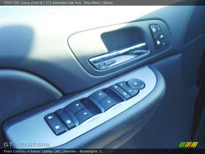 Onyx Black / Ebony 2009 GMC Sierra 1500 SLT Z71 Extended Cab 4x4