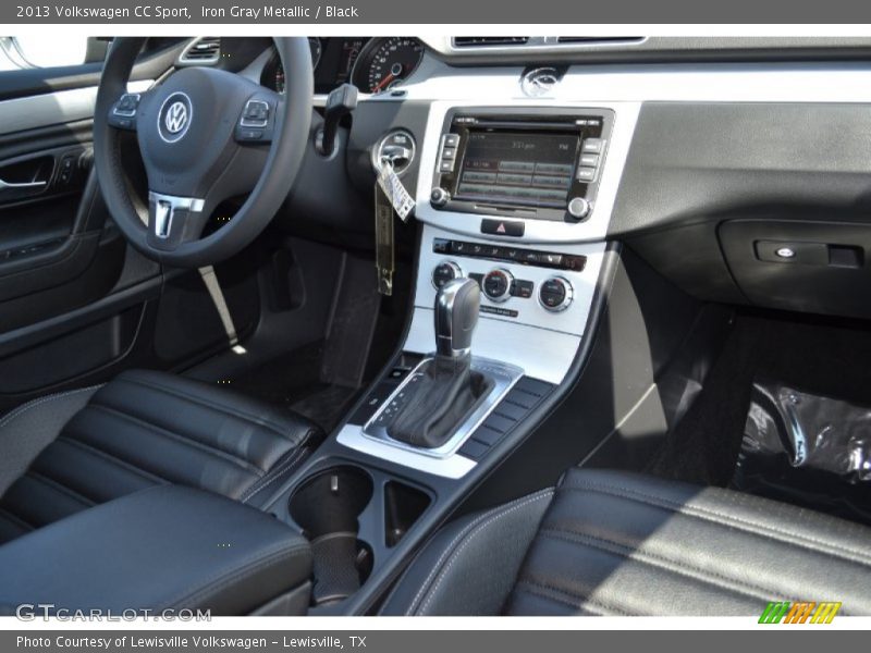 Iron Gray Metallic / Black 2013 Volkswagen CC Sport