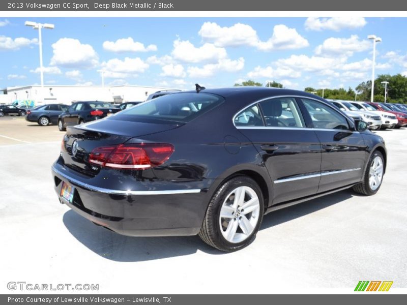 Deep Black Metallic / Black 2013 Volkswagen CC Sport