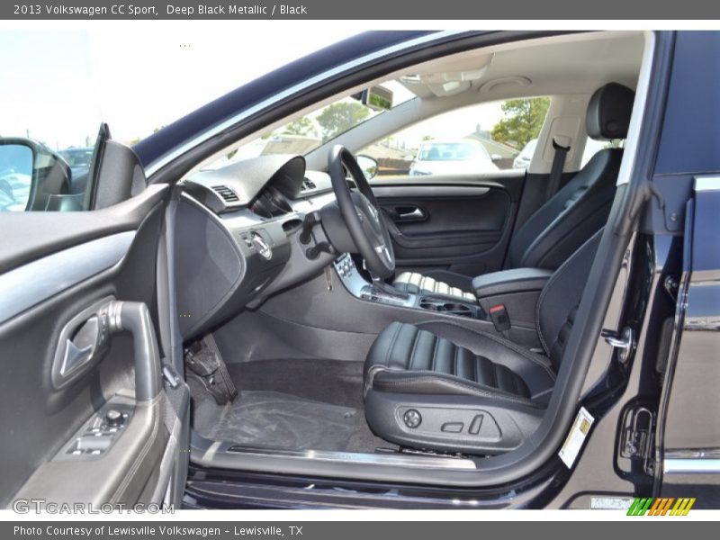 Deep Black Metallic / Black 2013 Volkswagen CC Sport