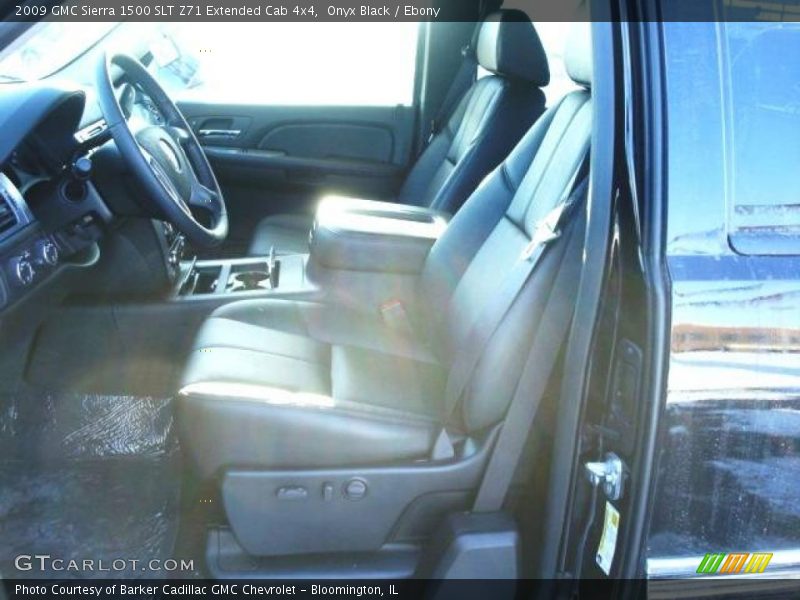 Onyx Black / Ebony 2009 GMC Sierra 1500 SLT Z71 Extended Cab 4x4