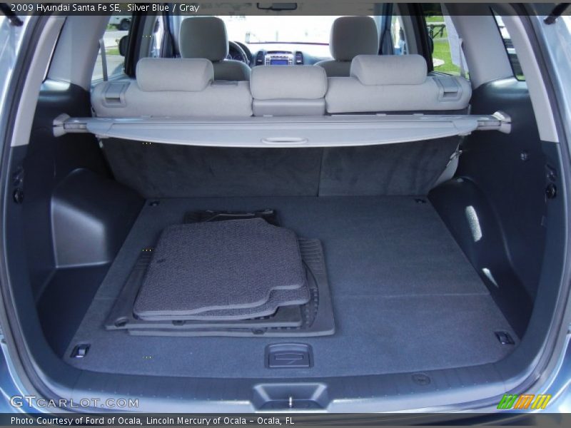 Silver Blue / Gray 2009 Hyundai Santa Fe SE