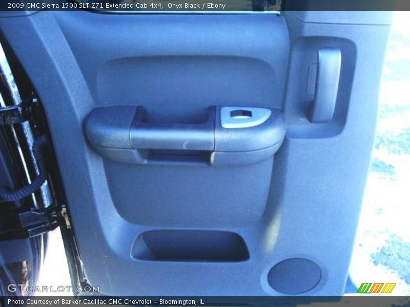 Onyx Black / Ebony 2009 GMC Sierra 1500 SLT Z71 Extended Cab 4x4