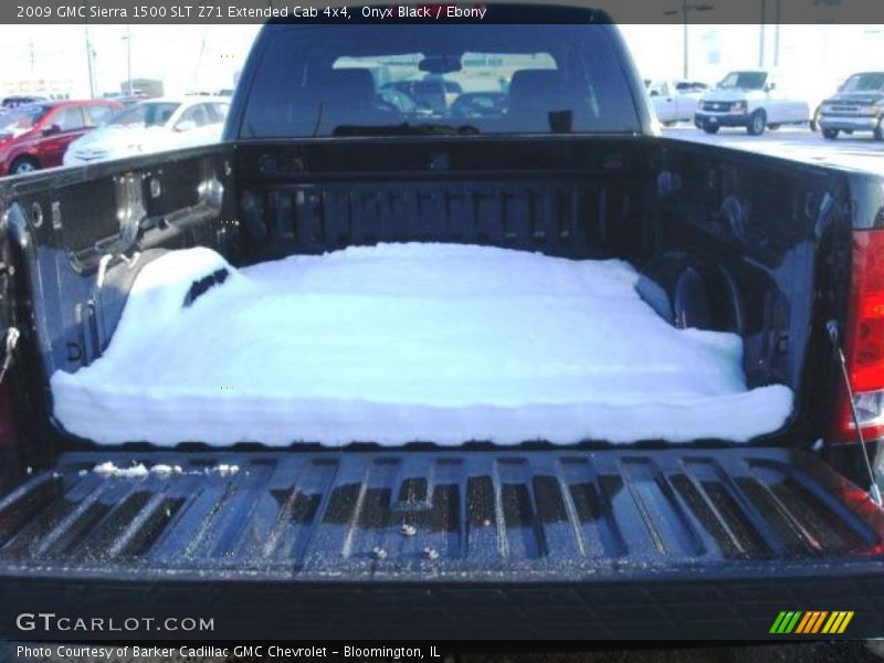 Onyx Black / Ebony 2009 GMC Sierra 1500 SLT Z71 Extended Cab 4x4